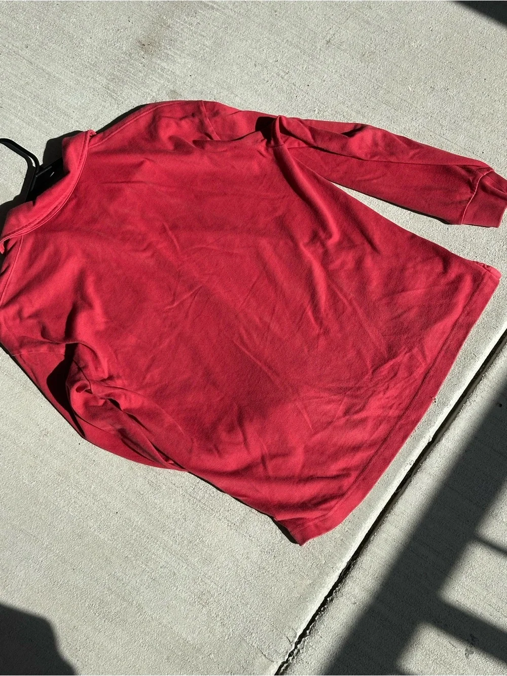 GAP Red Button-Up Polo Sweater